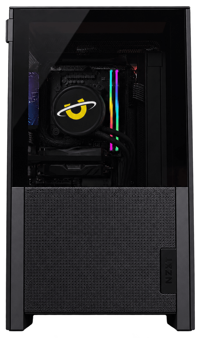 Utopia Pandora compact gaming PC with side panel fitted