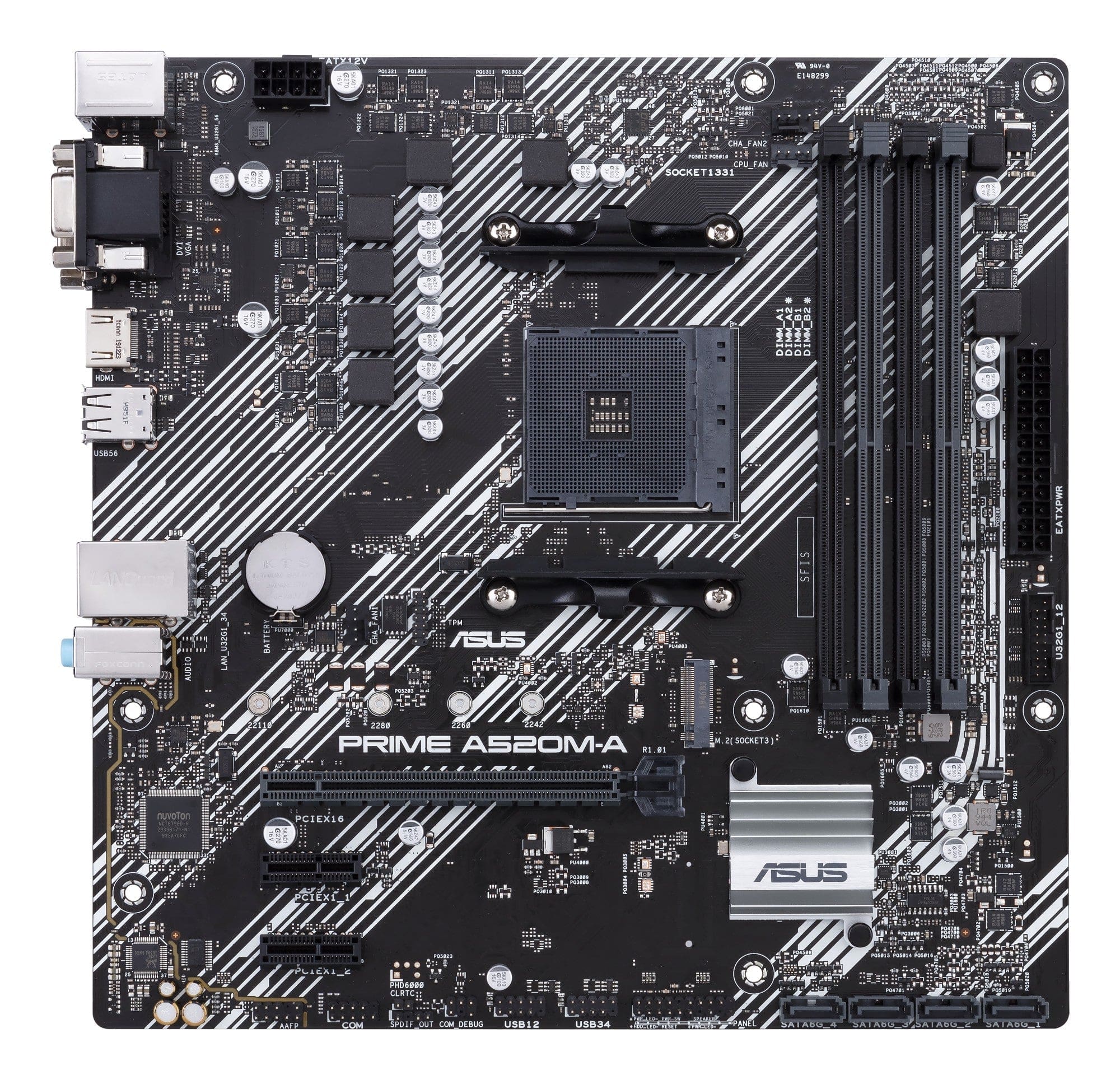 Gigabyte ASUS PRIME A520M-A II/CSM 90MB17H0-M0EAYC Motherboard ASUS PRIME A520M-A II/CSM