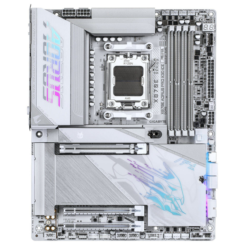 MSI GIGABYTE X870E AORUS PRO X3D ICE X870E A PRO X ICE Motherboards GIGABYTE X870E AORUS PRO X3D ICE