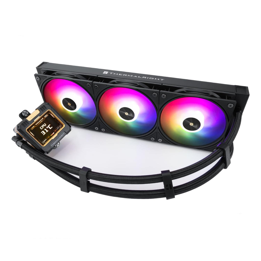 Valkyrie 360mm Liquid Cooler ARGB with Screen Thermalright FW 360 Ultra ARGB CPU Coolers Cooler Master Hyper 622 Halo - The Dual-Tower CPU Air Cooler with ARGB Fans