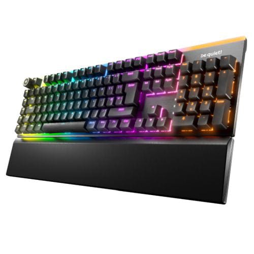 Be Quiet! Be Quiet! Light Mount Silent Linear Mechanical Keyboard BT003UK Keyboards Be Quiet! Light Mount Silent Linear Mechanical Keyboard