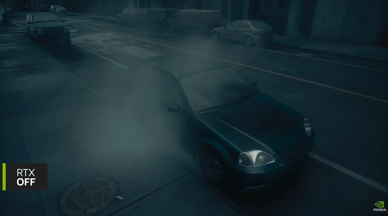 Scene rendered with RTX off