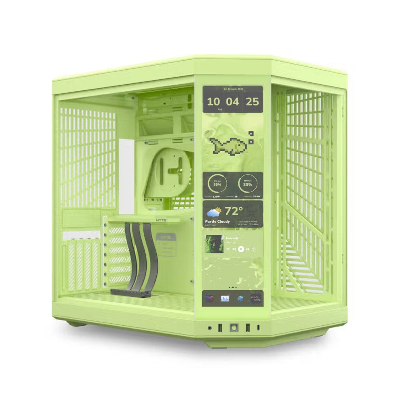 HYTE HYTE Y70 Touch Infinite - Matcha Green Chassis- Desktop HYTE Y70 Touch Infinite - Matcha Green