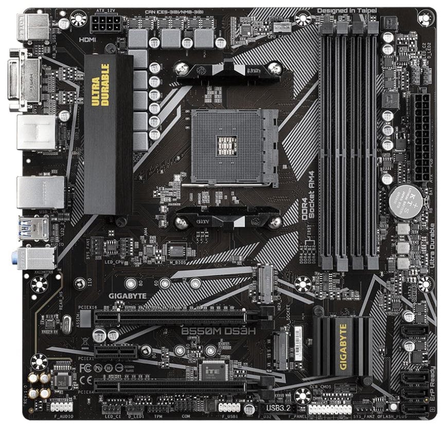 Gigabyte Gigabyte B550M DS3H Gigabyte B550M DS3H Motherboards Gigabyte B550M DS3H