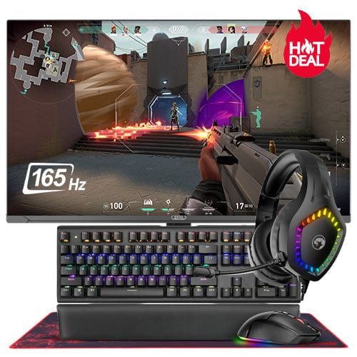 Marvo Mid-Tier Gaming Bundle (27" 165Hz Full HD Monitor) Peripherals Bundle Mid-Tier Gaming Bundle (27" 165Hz Full HD Monitor)