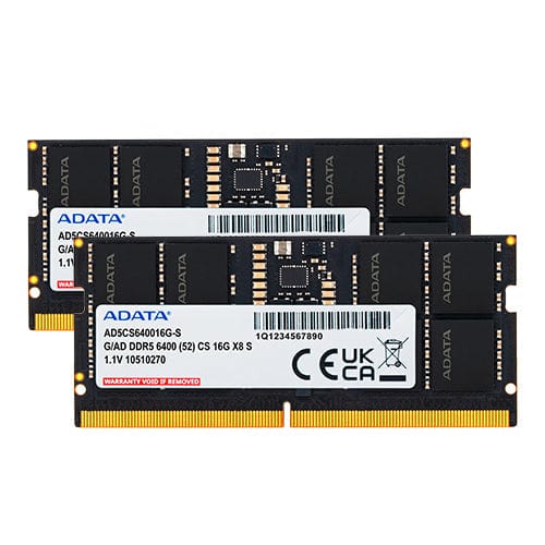 Lexar Double Memory to 32GB DDR5 SoDimm (2x16GB) Memory Double Memory to 32GB DDR5 SoDimm (2x16GB)