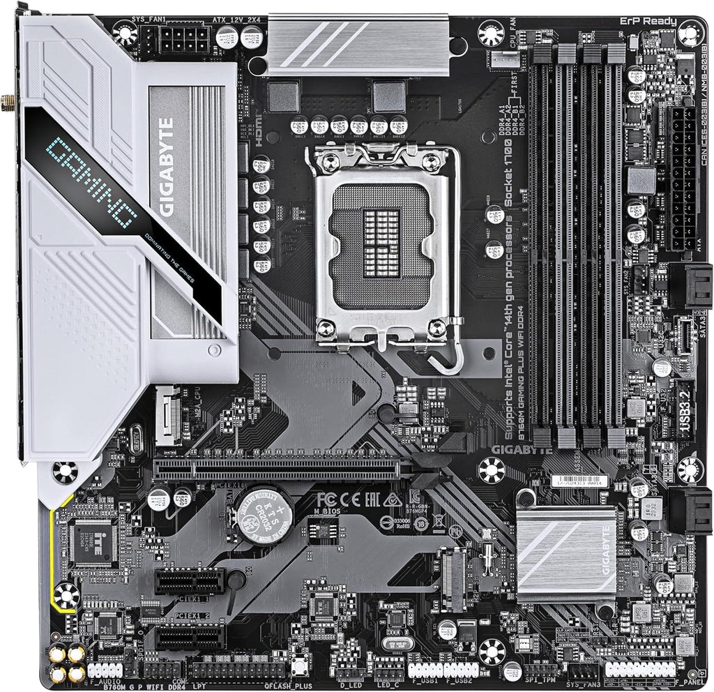 Gigabyte GIGABYTE B760M GAMING PLUS WIFI Front View