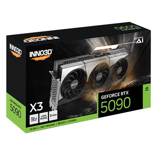 Inno3D 32GB INNO3D GeForce RTX 5090 X3 N50903-32D7X-17593928 GPU 32GB INNO3D GeForce RTX 5090 X3