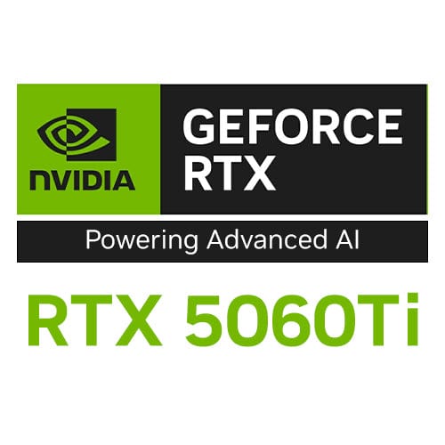 Utopia Computers NVIDIA 8GB RTX 5060Ti GPU NVIDIA 8GB RTX 5060Ti
