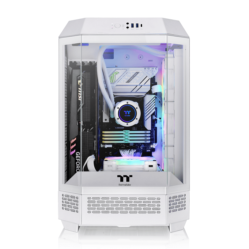 Thermaltake Thermaltake The Tower 300 - Snow CA-1Y4-00S6WN-00 Chassis- Desktop