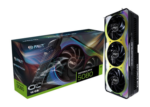 Palit PRE ORDER 16GB Palit RTX 5080 Gamerock NE75080T19T2-GB2030G GPU PRE ORDER 16GB Palit RTX 5080 Gamerock