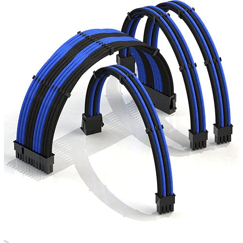 Utopia Computers 2020 Braided Internal Cabling Kit - Black + Colour Core System Upgrades