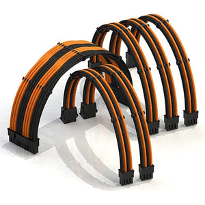 Utopia Computers 2020 Braided Internal Cabling Kit - Black + Colour Core System Upgrades