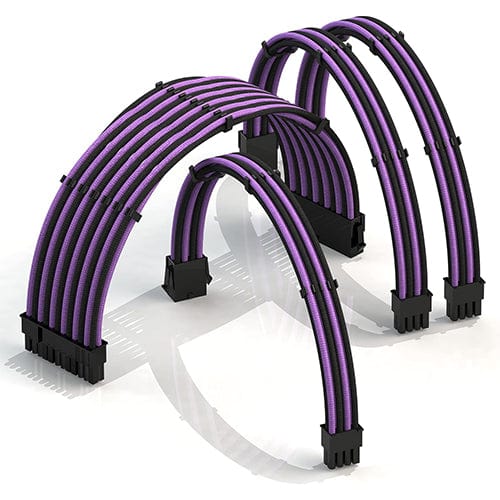 Utopia Computers 2020 Braided Internal Cabling Kit - Black + Colour Core System Upgrades