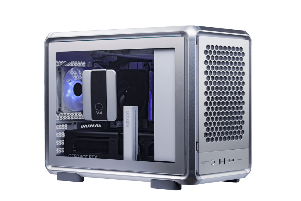 CoolerMaster Cooler Master MasterFrame 400 Mesh - Silver MF400M-SHNN-S00 Chassis- Desktop Cooler Master MasterFrame 400 Mesh - Silver