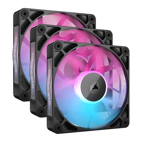 Utopia Computers 3x iCUE LINK RX120 RGB - Black Case Fans 3x iCUE LINK RX120 RGB - Black