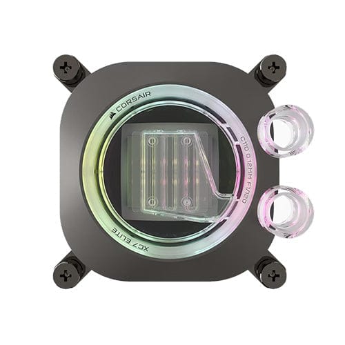 Utopia Computers iCUE LINK XC7 RGB ELITE CPU Water Block - Stealth Gray CPU Coolers CORSAIR Hydro X Series XC7 RGB Water Block: High-Performance & Stylish