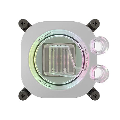 Utopia Computers iCUE LINK XC7 RGB ELITE CPU Water Block - White CPU Coolers CORSAIR Hydro X Series XC7 RGB Water Block: High-Performance & Stylish