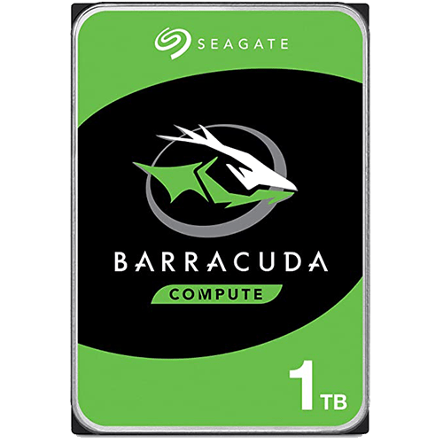 Seagate HDD Desktop BarraCuda Hard Drive 1TB, 64MB Cache